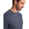 image:imageGaiam Mens Everyday Basic Raglan Top Standard Fit Stretch Midweight Jersey MaterialCool Grey Heather