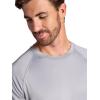 image:imageGaiam Mens Everyday Basic Raglan Top Standard Fit Stretch Midweight Jersey MaterialSleet