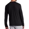 image:imageGaiam Mens Long Sleeve Crewneck Top Standard Fit Stretch Midweight MaterialBlack  Bliss Balance