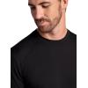 image:imageGaiam Mens Long Sleeve Crewneck Top Standard Fit Stretch Midweight MaterialBlack  Bliss Balance