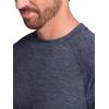 image:imageGaiam Mens Long Sleeve Crewneck Top Standard Fit Stretch Midweight MaterialCool Grey Heather  Bliss Balance
