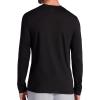 image:imageGaiam Mens Long Sleeve Henley Shirt Standard Fit Stretch Midweight MaterialBlack  Bliss Balance