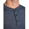 image:imageGaiam Mens Long Sleeve Henley Shirt Standard Fit Stretch Midweight MaterialCool Grey Heather  Bliss Balance