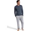 image:imageGaiam Mens Long Sleeve Henley Shirt Standard Fit Stretch Midweight MaterialCool Grey Heather  Bliss Balance