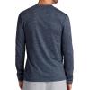 image:imageGaiam Mens Long Sleeve Henley Shirt Standard Fit Stretch Midweight MaterialCool Grey Heather  Bliss Balance