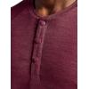 image:imageGaiam Mens Long Sleeve Henley Shirt Standard Fit Stretch Midweight MaterialPort Royale Heather  Commuter