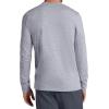 image:imageGaiam Mens Long Sleeve Henley Shirt Standard Fit Stretch Midweight MaterialSleet Heather  Bliss Balance
