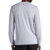 image:imageGaiam Mens Long Sleeve Henley Shirt Standard Fit Stretch Midweight MaterialSleet Heather  Commuter