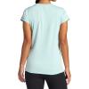 image:imageGaiam Womens Rib Mix Performance TShirt Slim Fit Stretch Lightweight MaterialBlue Haze