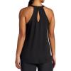 image:imageGaiam Womens Peace Scoopneck Tank Top Relaxed Fit Lightweight Heathered MaterialBlack Tap Shoe