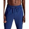image:imageGaiam Mens Lotus Oblong Pant Standard Fit 31 Inseam Stretch Heavyweight Terry MaterialMedieval Blue