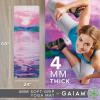 image:imageGaiam SoftGrip Yoga Mat  Microfiber Towel Top with Rubber Backing DualSided Yoga amp Exercise Mat for Hot Yoga Sunset