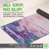 image:imageGaiam SoftGrip Yoga Mat  Microfiber Towel Top with Rubber Backing DualSided Yoga amp Exercise Mat for Hot Yoga Sunset