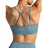 image:imageGaiam Womens Shine Bra Slim Fit Stretch Midweight Material MoistureWickingGoblin Blue
