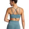 image:imageGaiam Womens Shine Bra Slim Fit Stretch Midweight Material MoistureWickingGoblin Blue
