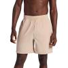 image:imageGaiam Mens Hatha 7 Short Standard Fit Stretch Lightweight Material MoistureWickingWhite Pepper