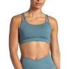 image:imageGaiam Womens Shine Bra Slim Fit Stretch Midweight Material MoistureWickingGoblin Blue