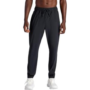 image:imageGaiam Mens Lotus Oblong Pant Standard Fit 31 Inseam Stretch Heavyweight Terry MaterialBlack