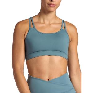 image:imageGaiam Womens Shine Bra Slim Fit Stretch Midweight Material MoistureWickingGoblin Blue