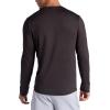image:imageGaiam Mens Breathe Ease Long Sleeve Crewneck Top Standard Fit Stretch Heavyweight MaterialBlack