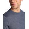 image:imageGaiam Mens Breathe Ease Long Sleeve Crewneck Top Standard Fit Stretch Heavyweight MaterialCool Grey Heather
