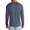 image:imageGaiam Mens Breathe Ease Long Sleeve Crewneck Top Standard Fit Stretch Heavyweight MaterialCool Grey Heather