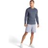 image:imageGaiam Mens Breathe Ease Long Sleeve Crewneck Top Standard Fit Stretch Heavyweight MaterialCool Grey Heather