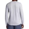 image:imageGaiam Mens Breathe Ease Long Sleeve Crewneck Top Standard Fit Stretch Heavyweight MaterialSleet Heather