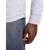 image:imageGaiam Mens Breathe Ease Long Sleeve Crewneck Top Standard Fit Stretch Heavyweight MaterialSleet Heather