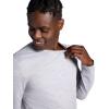image:imageGaiam Mens Breathe Ease Long Sleeve Crewneck Top Standard Fit Stretch Heavyweight MaterialSleet Heather