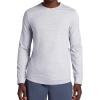 image:imageGaiam Mens Breathe Ease Long Sleeve Crewneck Top Standard Fit Stretch Heavyweight MaterialSleet Heather
