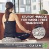 image:imageGaiam Meditation Cushion Crescent Zafu Style Yoga Pillow
