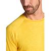 image:imageGaiam Mens Everyday Basic Long Sleeve Crewneck Top Standard Fit Stretch Midweight MaterialCourt Heather