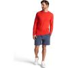 image:imageGaiam Mens Everyday Basic Long Sleeve Crewneck Top Standard Fit Stretch Midweight MaterialMolten Lava Heather