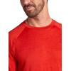 image:imageGaiam Mens Everyday Basic Long Sleeve Crewneck Top Standard Fit Stretch Midweight MaterialMolten Lava Heather
