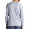image:imageGaiam Mens Everyday Basic Long Sleeve Crewneck Top Standard Fit Stretch Midweight MaterialSleet Heather