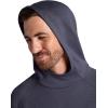 image:imageGaiam Mens Flow State Long Sleeve Cowl Neck Hoodie Standard Fit Stretch Midweight MaterialCool Grey Heather
