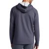 image:imageGaiam Mens Flow State Long Sleeve Cowl Neck Hoodie Standard Fit Stretch Midweight MaterialCool Grey Heather