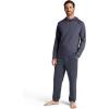 image:imageGaiam Mens Flow State Long Sleeve Cowl Neck Hoodie Standard Fit Stretch Midweight MaterialCool Grey Heather