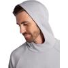 image:imageGaiam Mens Flow State Long Sleeve Cowl Neck Hoodie Standard Fit Stretch Midweight MaterialSleet