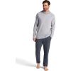 image:imageGaiam Mens Flow State Long Sleeve Cowl Neck Hoodie Standard Fit Stretch Midweight MaterialSleet