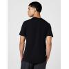 image:imageGaiam Mens Zen Vent Short Sleeve Crewneck TShirt Standard Fit Stretch Midweight MaterialBlack