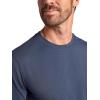 image:imageGaiam Mens Zen Vent Short Sleeve Crewneck TShirt Standard Fit Stretch Midweight MaterialCool Grey