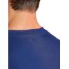 image:imageGaiam Mens Zen Vent Short Sleeve Crewneck TShirt Standard Fit Stretch Midweight MaterialMedieval Blue