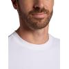image:imageGaiam Mens Zen Vent Short Sleeve Crewneck TShirt Standard Fit Stretch Midweight MaterialStark White