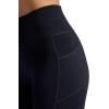 image:imageGaiam Womens Om HighRise Pocket Capri Pant Slim Cropped Fit 22 Inseam MoistureWickingBlack Tap Shoe
