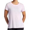 image:imageGaiam Womens Restore Rib Mix TShirt Relaxed Fit Lightweight Heathered Material HighLow HemOrchid Hush