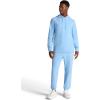 image:imageGaiam Mens Lotus Oblong Hoodie Relaxed Fit Stretch Heavyweight Terry MaterialPlacid Blue
