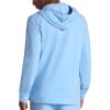 image:imageGaiam Mens Lotus Oblong Hoodie Relaxed Fit Stretch Heavyweight Terry MaterialPlacid Blue