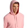 image:imageGaiam Mens Lotus Oblong Hoodie Relaxed Fit Stretch Heavyweight Terry MaterialQuartz Pink